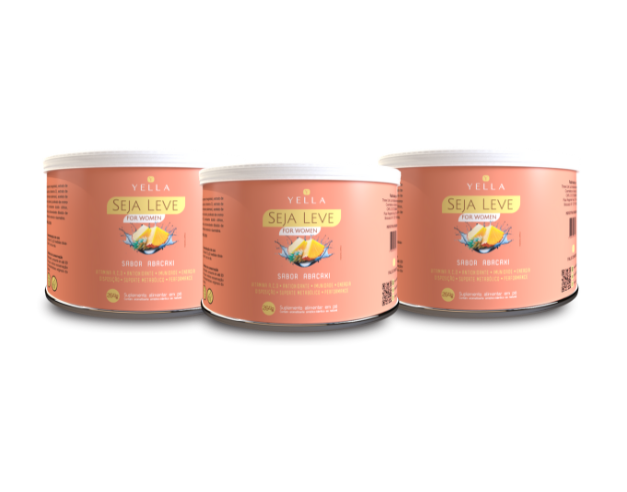 3 Unidades Yella - Sabor Abacaxi