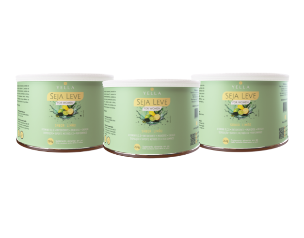 3 Unidades Yella - Sabor Limão